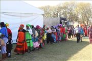 The Community entering the venue for public participation.